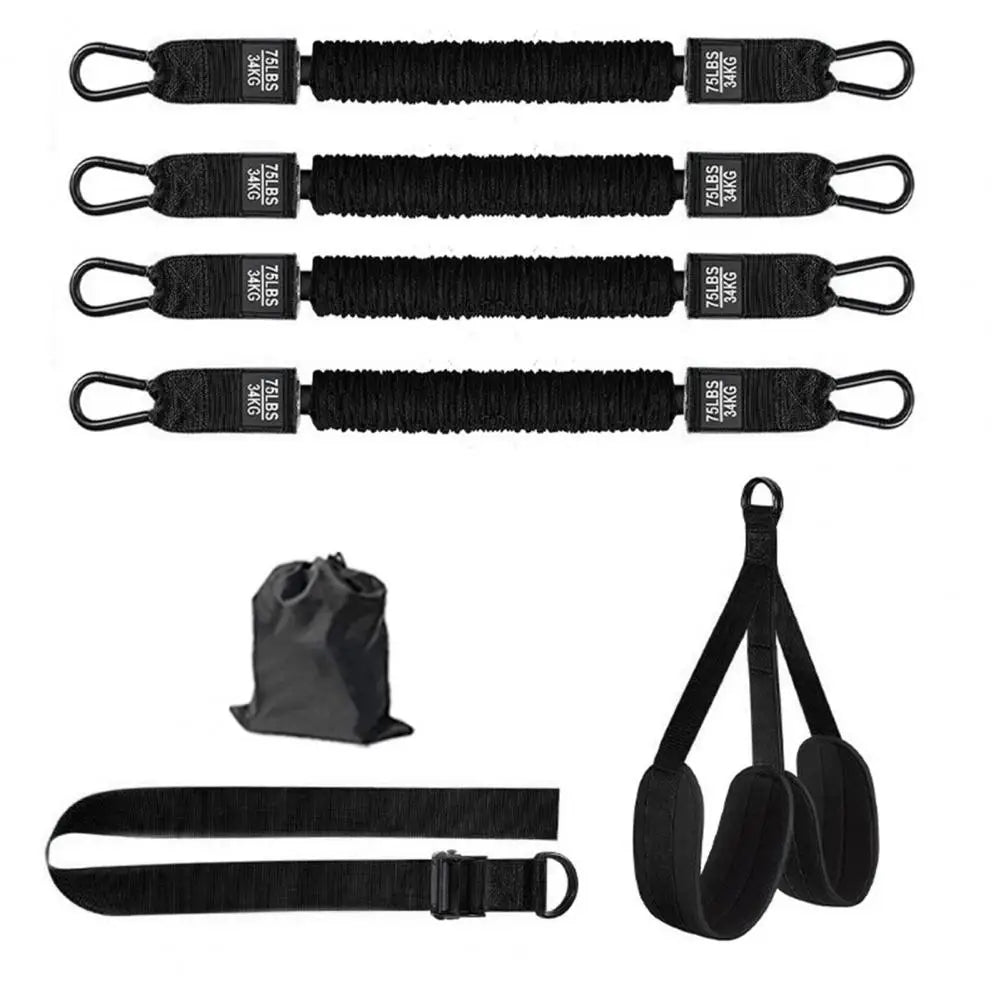 Professional-Grade Pull-Up Band Heavy Duty Pull-Up Assistance Band Set with Adjustable Foot for Home Gym Workout for Bar