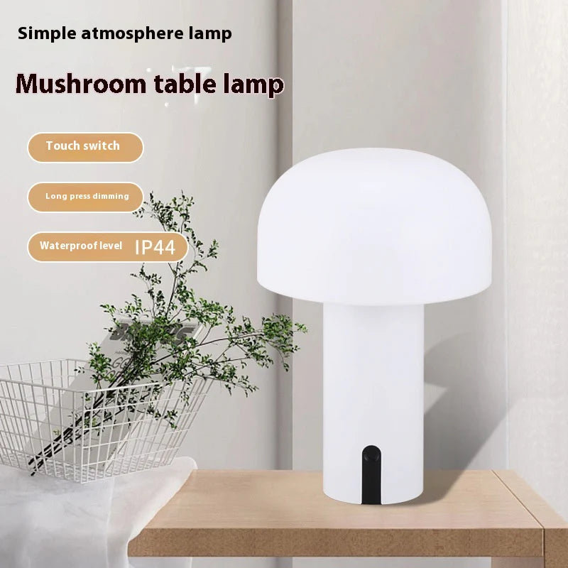 Charming Illuminated Mushroom Touch Lamp for Bedside