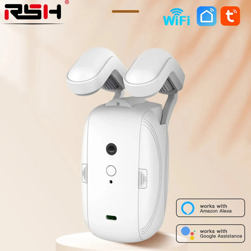 Smart Curtain Opener WIFI/BL Smart Curtain Robot Motor Roman Rod Rail Automatic Curtain Electric Curtain Robot Remote Control