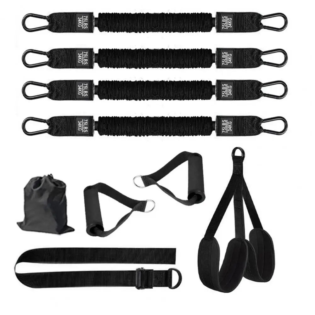 Professional-Grade Pull-Up Band Heavy Duty Pull-Up Assistance Band Set with Adjustable Foot for Home Gym Workout for Bar