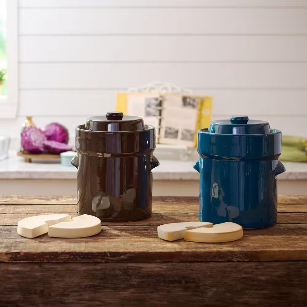 4L Traditional Water-Seal Fermentation Crock Set