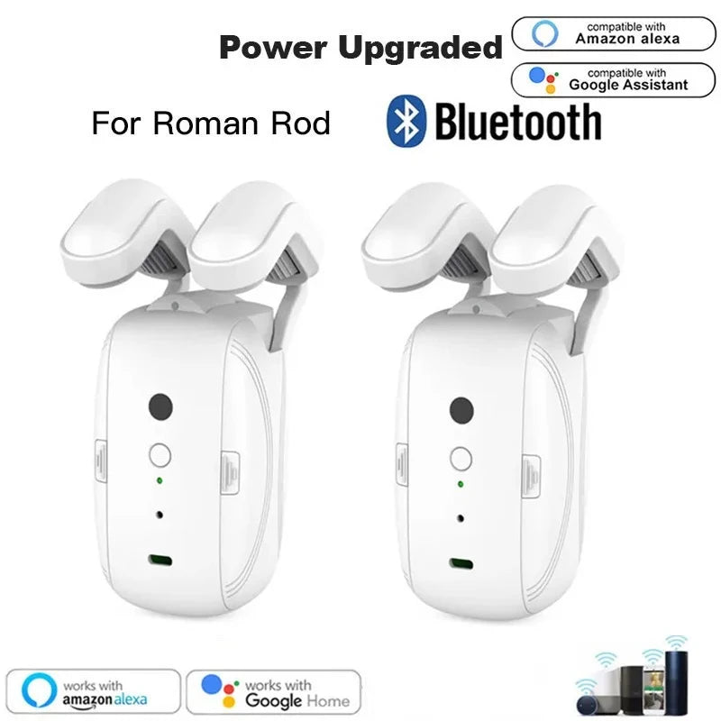 Smart Curtain Opener WIFI/BL Smart Curtain Robot Motor Roman Rod Rail Automatic Curtain Electric Curtain Robot Remote Control