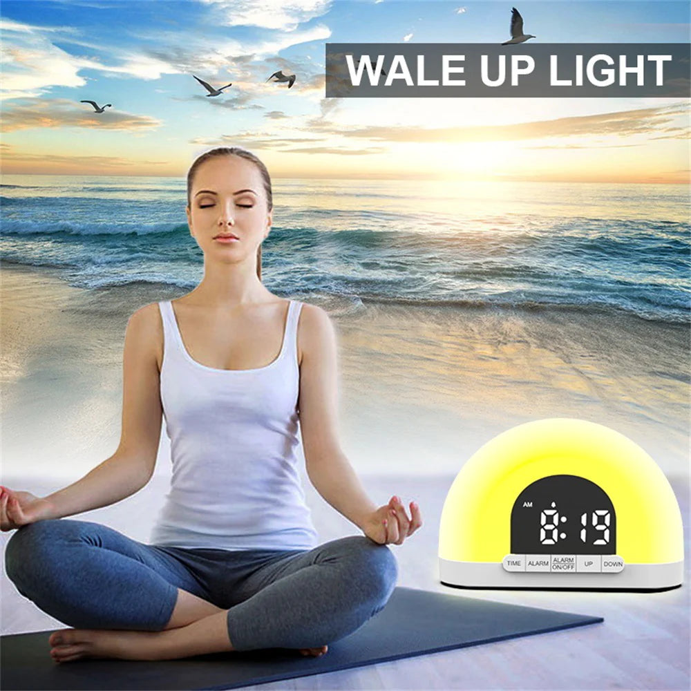 Sunrise Simulation Wake-Up Light with Alarm Clock Function