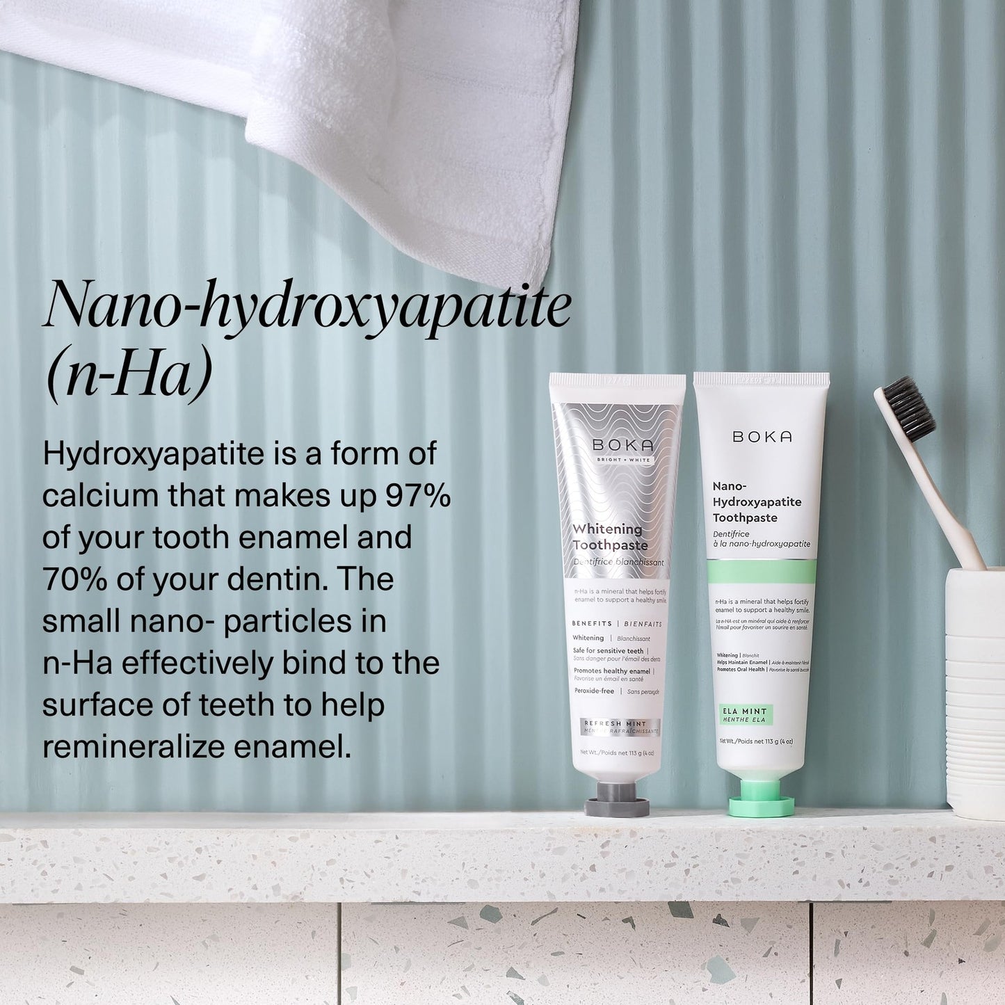 Boka Fluoride Free Toothpaste Nano Hydroxyapatite