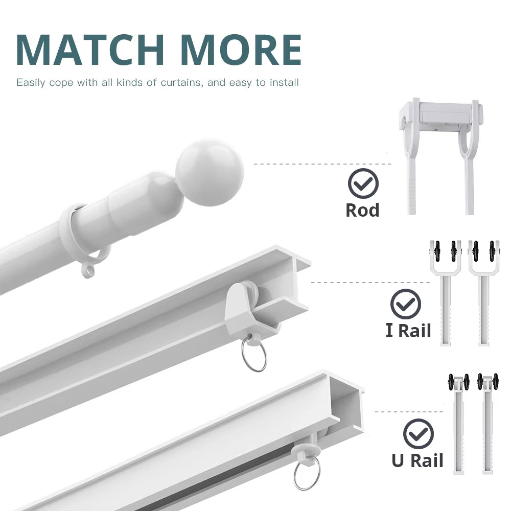 Zigbee Smart Curtain Driver Robot for Roman I Type U Type Curtains Track Alexa Google Home Control Motor Drivers