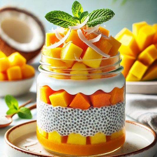 Tropical Chia Pudding Parfait