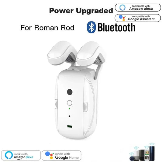 Smart Curtain Opener WIFI/BL Smart Curtain Robot Motor Roman Rod Rail Automatic Curtain Electric Curtain Robot Remote Control