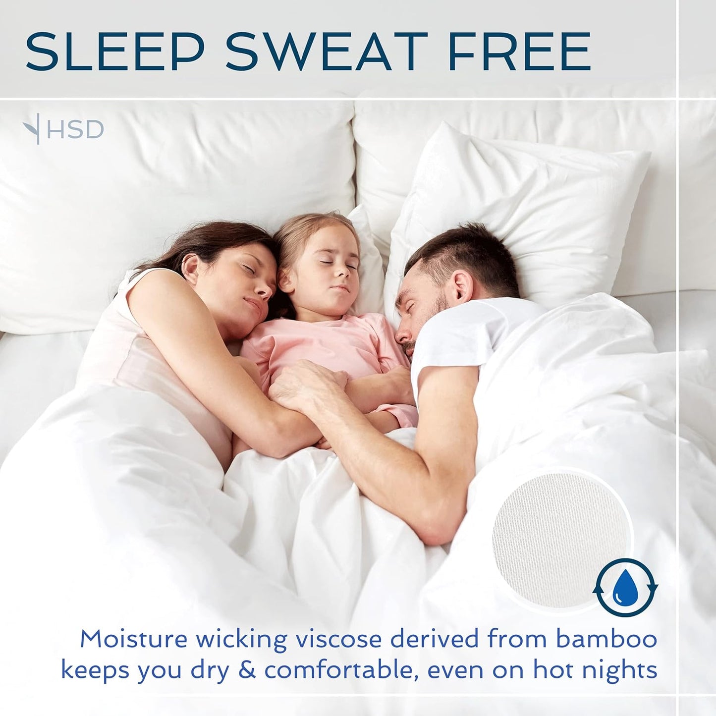 King Size Pillowcases 2 Pack, 20X40 Inch, Cooling & Breathable Pillow Cases, 100% Viscose Derived from Bamboo Pillow Covers, Silky Soft for Hair & Skin, Elegant Bedroom Look, White