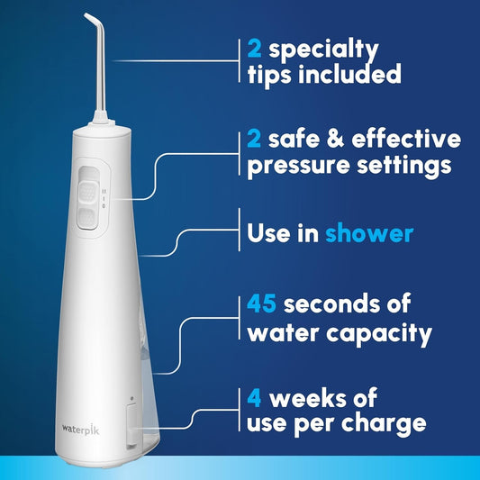 Waterpik Cordless Pulse Rechargeable Water Flosser USB WF-20CD010