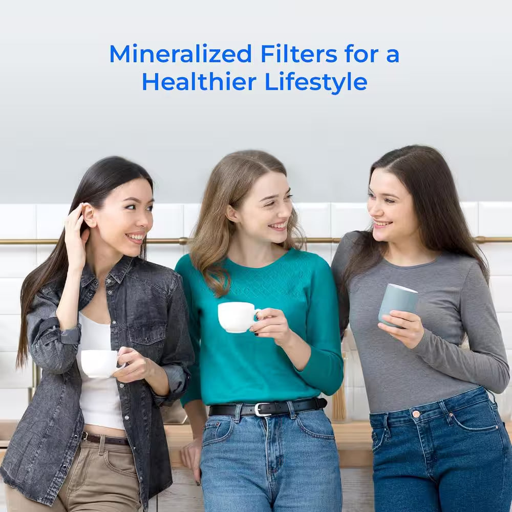 G2P600 Reverse Osmosis System, 7-Stage Tankless RO, under Sink RO System, Extra Remineralization Independent Filter